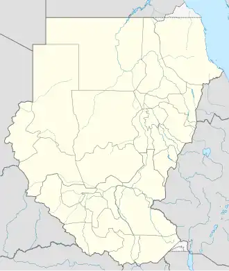 كأس الأمم الإفريقية 1970 على خريطة Sudan (2005-2011)