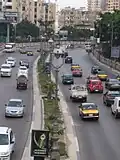 شارع قناة السويس عند جسر المشاة