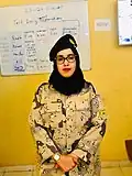 الكابتن زهور فادي مختار هي أولى النساء في خفر سواحل أرض الصومال.