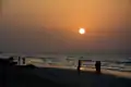 مشهد الغروب من شاطئ بوصاصو