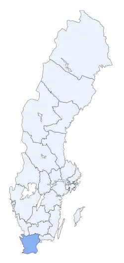 الشعار الرسمي ل Skåne County