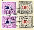 طوابع من سويسرا لسنة 1931