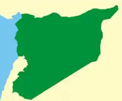 حدود الجمهورية السورية الأولى قبل فصل لواء إسكندرون عنها (1932-1939)