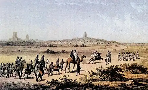 تمبكتومن بعيد من قبل هاينريش بارث ، 07 سبتمبر 1853