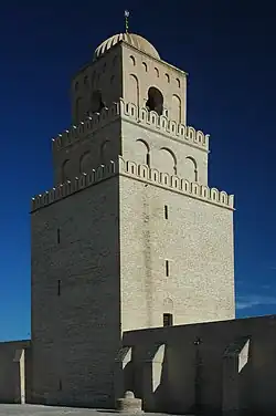 صومعة جامع عقبة ابن نافع