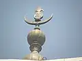الجزء العلوي من تاج محل.