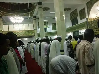 صلاة التراويح في رمضان بمسجد سيدة سنهوري بالمنشية
