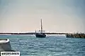 السفن، إحدى وسائل التنقل قبيل إنشاء الجسر، 1955م.