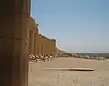 منظر للطابق الثاني للمعبد .