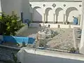 فناء دار بسيدي بوسعيد