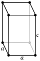 Tetragonal, simple