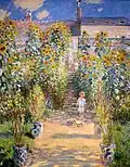 كلود مونيه, The Artist's Garden at Vétheuil, 1880