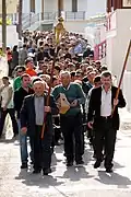 تطواف الجمعة العظيمة في سانتوريني