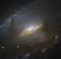نواة المجرة  NGC 5792, صورة من تلسكوب هابل الفضائي