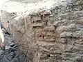 بقايا أسوار قرية كنعانية.