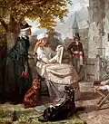 يتيمة تومبل بريشة إدوارد ماثيو وارد، 1875.