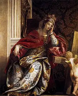 لوحة للرسام Veronese The Vision of St. Helen, 166 x 134&nbsp;cm