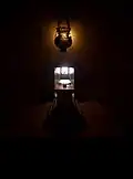 القبر الحقيقي لأكبر ، في قبو القبر.