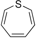 Structural formula of thiepine