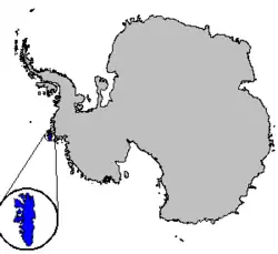 Location of Thurston Island