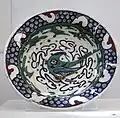 لوحة Iznik في متعدد الألوان