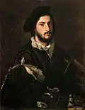 تيتيان، "بورتريه رجل (توماسو موستي)"، 1520.