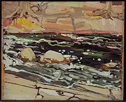 المياه المظلمة، ربيع 1917. المعرض الوطني الكندي، أوتاوا