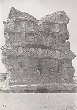ضريح شمسيغرام، تم تصويره عام 1907، قبل أن يتم تفجير بقاياه ق. 1911