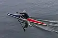 A K-1 on Garonne river in Toulouse.