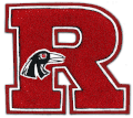 Traditional block letter with embroidered mascot