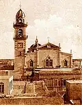كنيسة سيدة الملائكة الكاثوليكية في المدينة القديمة بطرابلس عام 1930