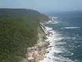 جزء من ساحل منتزه تسيتسيكاما الوطني السابق