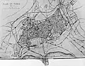 خارطة مدينة تونس عام 1881