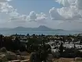 جبل بوقرنين كما يُرى من مدينة قرطاج