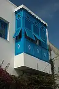 شرفة من شرفات سيدي بوسعيد