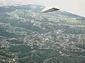 الطبيعة في بيكوز، صورة من الطائرة.