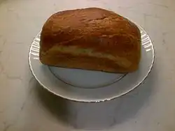 رغيف الصاج (tava loaf) لمعروف أيضًا برغيف العلبة (Loaf Tin).