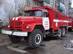 زيل-131 مقرها АЦ-3،0-40 (131) М9-АР-01 سيارة إطفاء