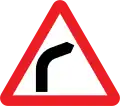 U.K. right bend ahead.
