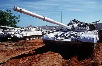 دبابات T-72 تابعة للجيش الهندي.