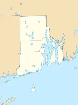 ويكفيلد (رود آيلاند) على خريطة Rhode Island