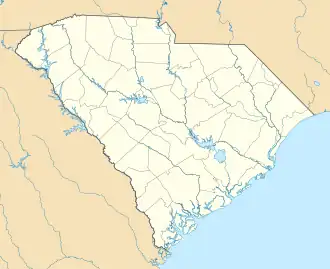 إطلاق النار في كنيسة تشارلستون على خريطة South Carolina