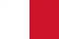 العلم المدني لمالطا مابين عامي 1091–1943.