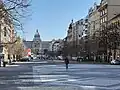 ساحة فاتسلاف في براغ بدون سياح (مارس 2020).