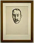 لوحة فنية لـ فان دي فيلدي من طرف الرسام إدفارت مونك (بالإنجليزية: Henry van de Velde by Edvard Munch.)