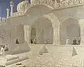 لوحة للمسجد رسمت في أواخر العام 1880 على يد الرسام فاسيلي فرشيقين