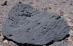 Ventifact at Ventifact Ridge in وادي الموت (Mayer, 2003)