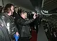 فلاديمير بوتين في ملعب ريد ستار في بلغراد في مارس 2011