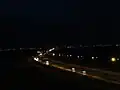 الطريق السريعة مدينة تونس-الكرم ليلًا