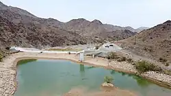 سد بوادي الحيل فوق قرية الحيل الجديدة